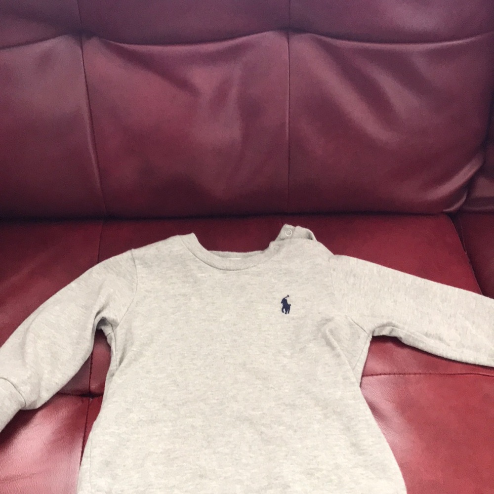 Ralph Lauren grey long sleeve shirt
